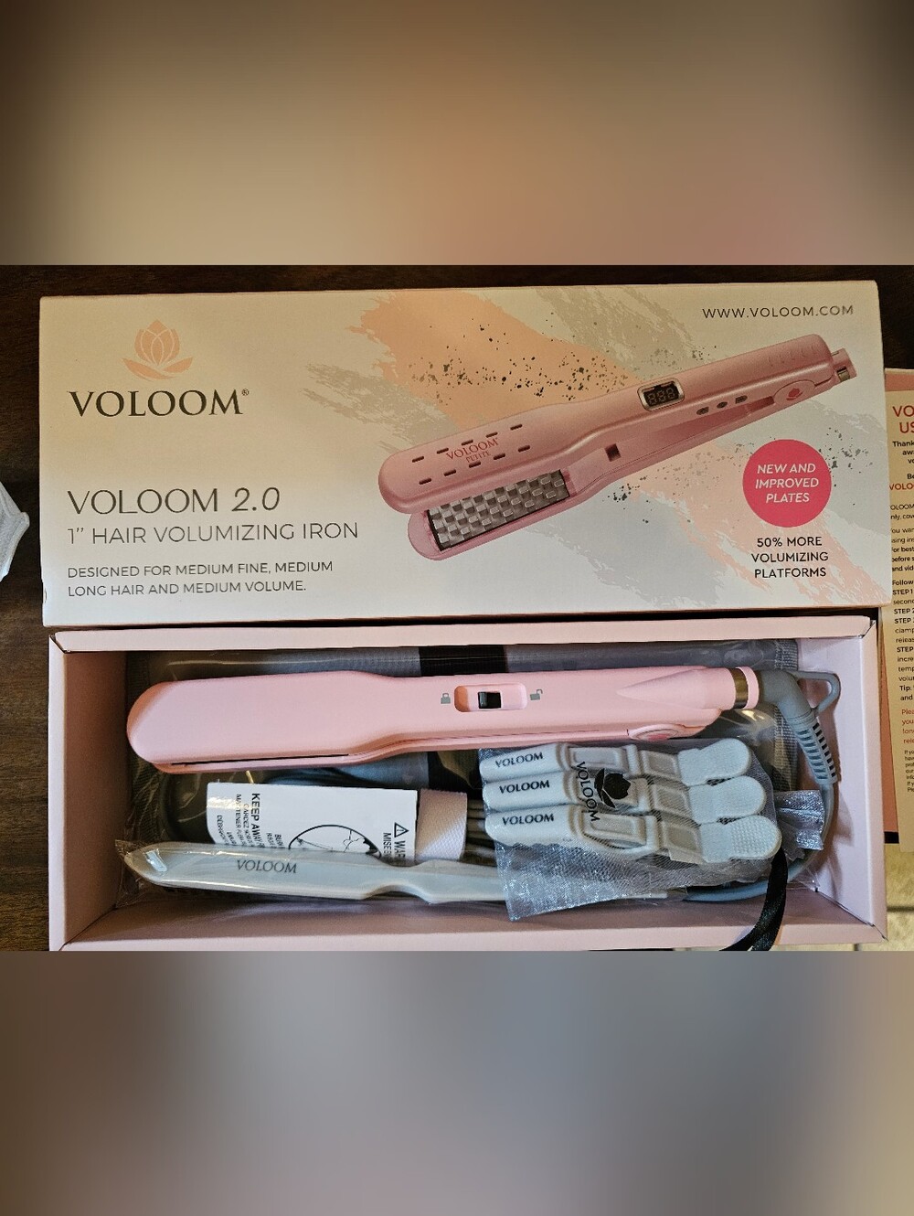 Voloom 2.0 1" Hair Volumizing Iron NEW